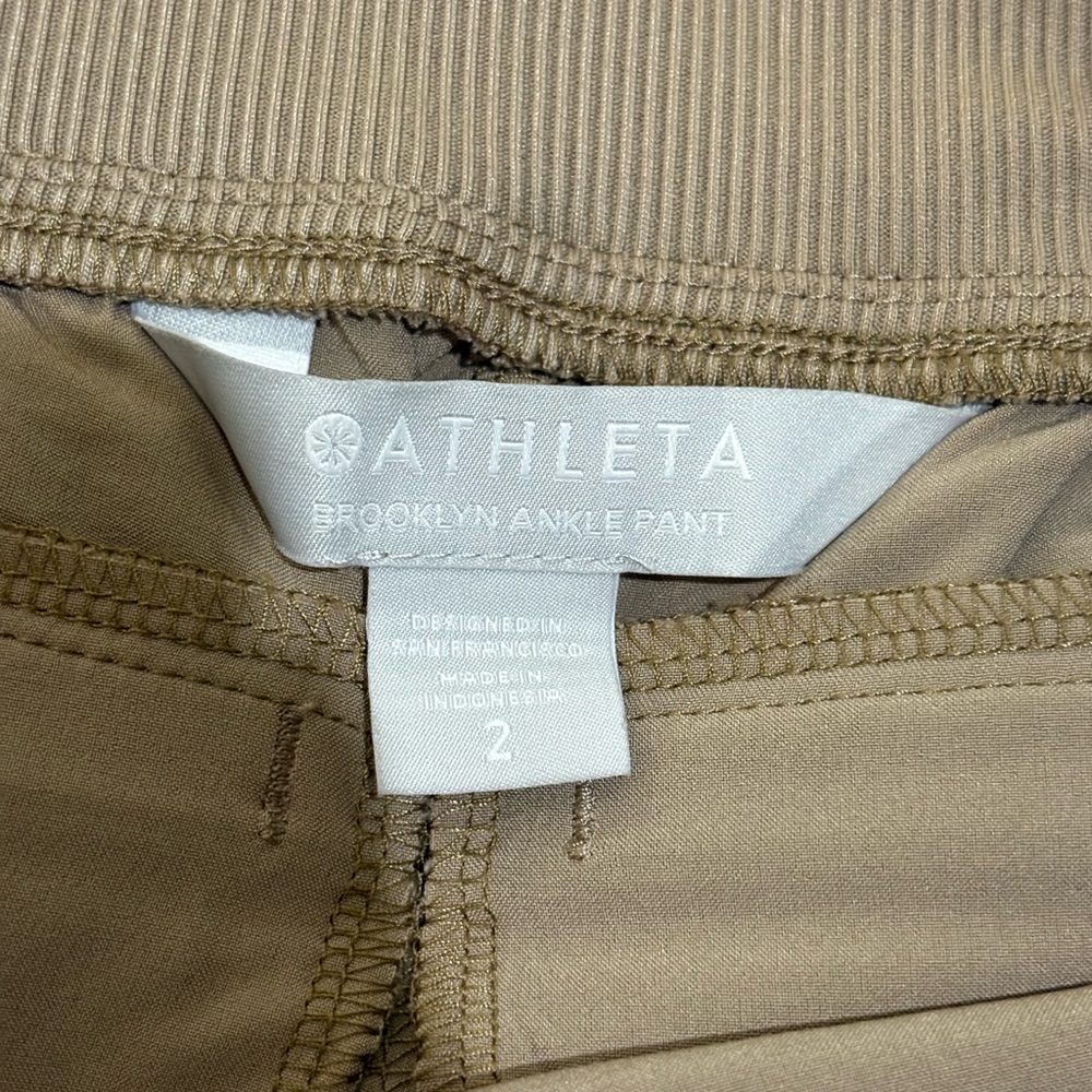 Athleta Brooklyn Abalone Size‎ 2 Mid Rise Ankle Pants $99 retail - Picture 6 of 9